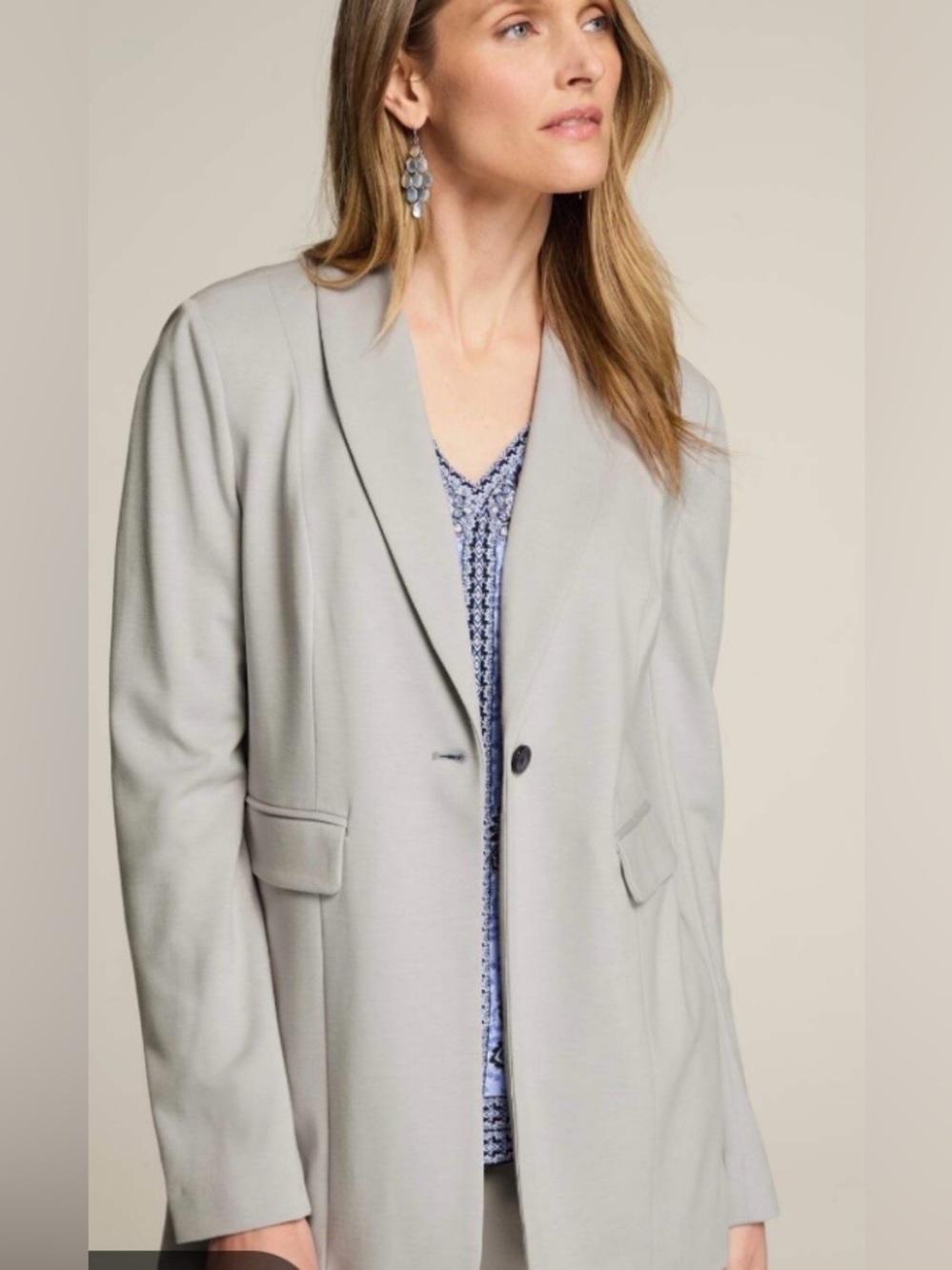 NWT Wearever Polished-Knit Blazer